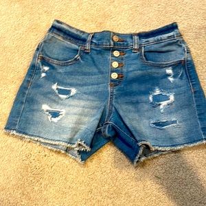 Target comfy denim shorts
